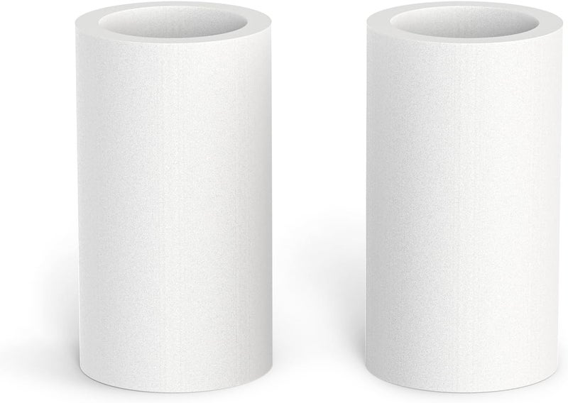 MEANLIN 2PCS 5 Micron White Filter Element Replacement Cartridge Kit, 1.29" x 2.34" Sediment Water Filter for Use Industrial 3 and 4 Stage Filters - Image 1